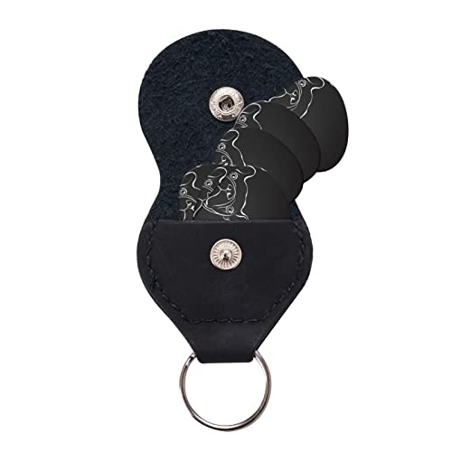 Ensemble de 6 médiators de guitare pour chien bouledogue français pour guitare acoustique, guitare électrique, basse… - Les Beatles, Paul McCartney, John Lennon, RIngo Starr, George Harrison Ensemble de 6 médiators de guitare pour chien bouledogue français pour guitare acoustique, guitare électrique, basse… – Image 6