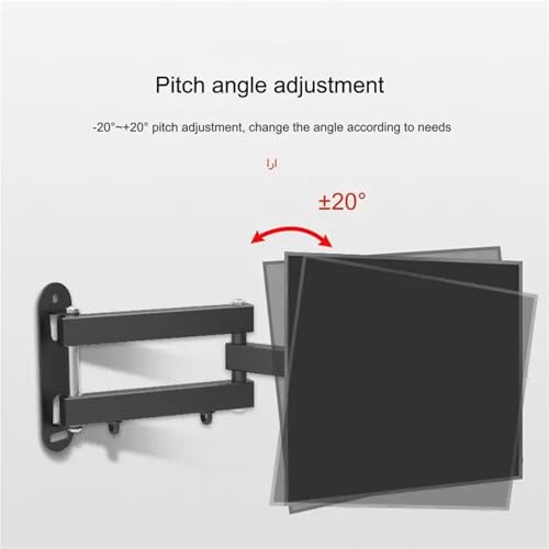 Support mural pour TV pour éviter les reflets sur écran plat LED LCD 14-37"