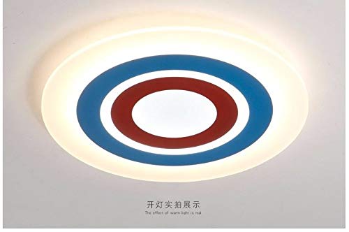 Preisvergleich Produktbild GYHTXHJPET Moderne Persönlichkeit Kinder Baby Kinderzimmer Schlafzimmer schönen Cartoon Eye Care Deckenleuchte, Kindergarten Kinder Lampe Acryl Dart, ø 42 cm weißes Licht