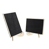 TOYZFRIENDY 20 piezas Unidades Mini con Soporte para Mensajes y Etiquetas de Precio Cuadradas para Bodas Fiestas y Decoración de Mesas