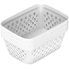 Glad Plastic Storage Basket Set - 9 Pack Small Organizer Bins | Multipurpose Drawer, Pantry, & Bathroom Trays, Grey