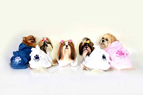 Doggydolly Accappatoio per Cani, Rosa, L - 0.28 kg...