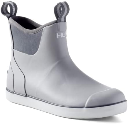 HUK mens Rogue Wave Shoe | High-performance Fishing & Deck Rain Boot, Grey - New, 10 US