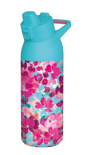Gourde Quokka Tide Floral Jumble 700 ml idéale pour le sport et les pique-niques en plein air