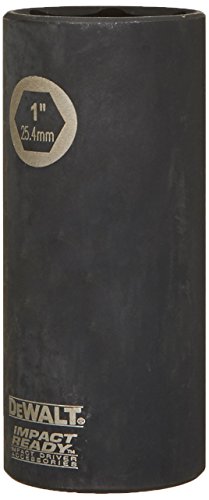 Image of DEWALT DW22942 1-Inch IMPACT READY Deep Socket for 1 /2-Inch Drive,Black