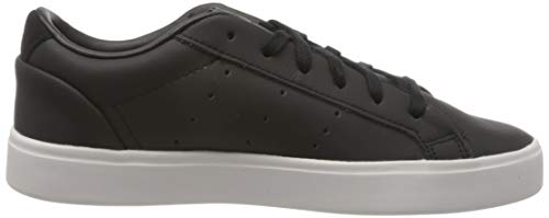 Image of adidas Sleek W, Women's Sneaker, Core Black Crystal White FTWR White, 7 UK (40 2 /3 EU)