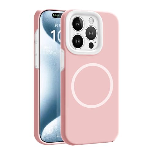 Image of Kratos Soft Silicone Case Cover Compatible with iPhone 14 Pro - Everyday Comfort Protection, Wireless Magnetic Charging Case with Raised Edge Camera & Screen Protection, Shock-Resistant Design