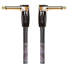 Patch/pedal cable—right-angle 1/4-inch connectors, 3 ft./1 m length. Also available in 1 ft./30 cm (BIC-31AA) length. Engineered to preserve your tone, BOSS cables deliver superior performance for guitar, bass, and other musical applications. Studio-...