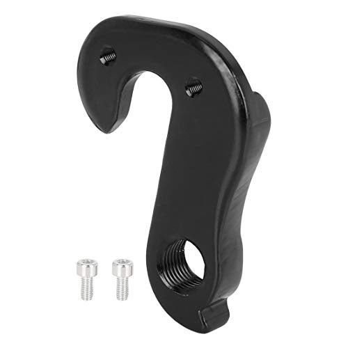 uxcell 自転車用テールフック ブラック 1個 Meridaに対応 アルミニウム合金製 ネジ2本付き 保護