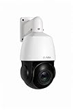SUNBA 5MP IP PoE+ PTZ Kamera Aussen, 20x optischer Zoom, Zwei-Wege-Audio, 2,4G WiFi Kamera, Bewegungs- & Menschenformerkennung, 24x7 automatische Patrouille, bis zu 100.0 m Nachtsicht (405-D20X ECO