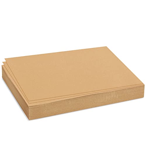 200 Pack Brown Craft Paper For Diy Projects, Classroom, Letter Size Kraft Paper Material Sheets, 130Gsm (8.5 X 11 In) #TOP7