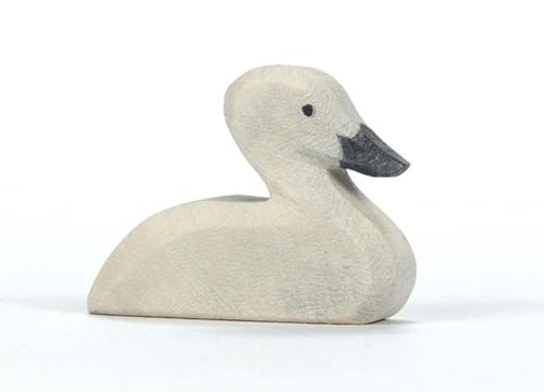 Cygne petit Ostheimer en bois : idée cadeau de naissance ou baptême original