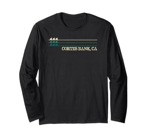 Cortes Bank California Surf Retro Wave Manche Longue
