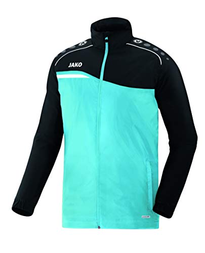 Preisvergleich Produktbild JAKO Kinder Allwetterjacke Competition 2.0, aqua / schwarz, 140, 7418