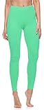 Merry Style Damen Lange Leggings aus Baumwolle MS10-198 (Minze,M)