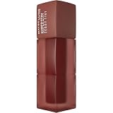 Maybelline New York Lip Tint, Super Stay Teddy Tint, Up To 12 Hour Blurred Matte Lipstick, Plush Comfort, Longwear Makeup, Hydrating & Transferproof, Vegan, 8 Buildable Lip Shades, Shade: Mascara Tear