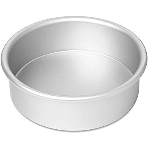 CLASSIC STAR Aluminum Round Cake Pan/Mould/Tin – 7″ x 2.25-Inch, Silver