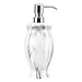 Produktbild Lewondr Harz Seifenspender, 350ml Pumpe Flüssigseifen Spülmittel Lotion Spender Nachfüllbar Seifendosierer mit Weinflascheform, Elegant Zubehör Dekoration für Bad Waschbecken Kitchen - Marmorweiß