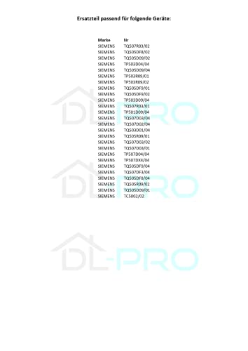 Miniatura 5 de Dl-Pro Unidad De Preparación Eq500 Eq.500 Para Cafeteras Automaticas Siemens 11040688 Springbox Soporte Con Embudo De Llenado Para Tq50 Tp50 Tc50
