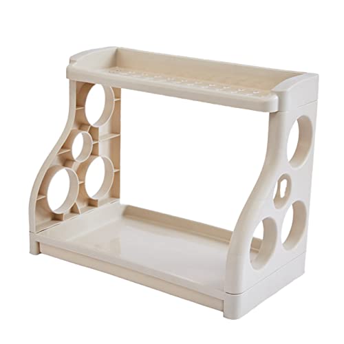 Cabilock 1Pc Tempero Lata Armazenamento Rack Prateleiras De Armazenamento Organizador De Prateleiras