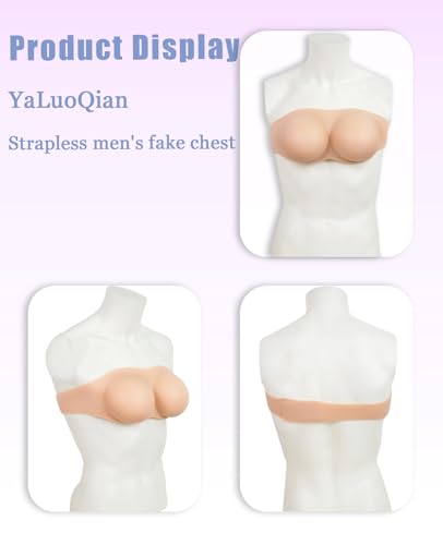 Image of Silicone Breast Plate Strapless Fake Boobs Silicone Breast Forms False Breasts For Crossdresser Drag Cosplay