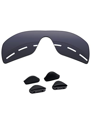 1.6MM Polarized Replacement Lenses & Nosepieces for Oakley Turbine Rotor OO9307 Sunglasses