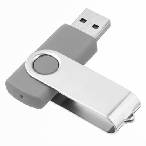 Image of 1GB USB Flash Drive 1PCS EASTBULL USB 2.0 Drive Swivel USB Stick Memory Stick Metal Pen Drive (Grey)