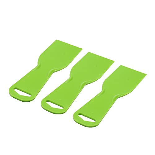 Utoolmart Putty Scraper 2" Plastic Flexible Putty Knives Disposable Spreader For Taping Drywall Wall Painting Green 3Pcs #TOP26