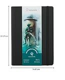 Hahnemühle Watercolour Book 100% bawełna, 250 g/m², matowy, klejony powierzchniowo, 30 arkuszy/60 stron, książka akwarelowa (A5 - format portretowy)
