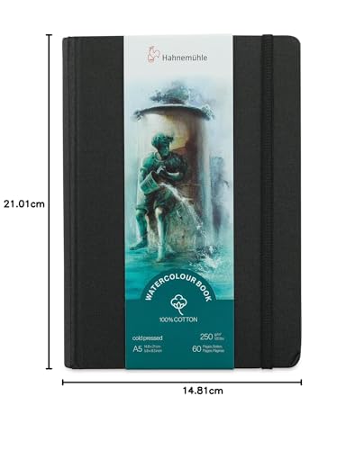 Hahnemuhle Libro Per Acquerelli A5 Formato Ritratto 60 Pagine 250Gr - 3