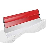 lisseuse enduit point p Poignée ergonomique : la truelle de surface pour cloison sèche dispose d'une poignée ergonomique confortable, antidérapante qui réduit considérablement la charge sur le poignet et offre une bonne prise en main. Cette conception vous aide à contrôler avec précision l'application de plâtre et à lisser parfaitement les joints des plaques de plâtre et d'autres zones. Conçu pour une utilisation toute la journée avec un minimum de fatigue. Trou de suspension pour un rangement pratique.