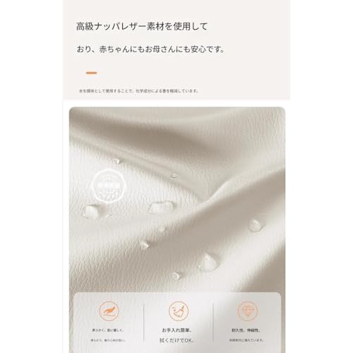 OGXN 背もたれ付き腰掛け キャスター付きオフィススツール 円形矮い腰掛け 鉄製フレーム 北欧デザイン 防水 厚み増し 多機能 全方向移動可能 低位置作業用 オフィス 作業場 家庭用 (ライトグレー,プラスチック製キャスター) [4]