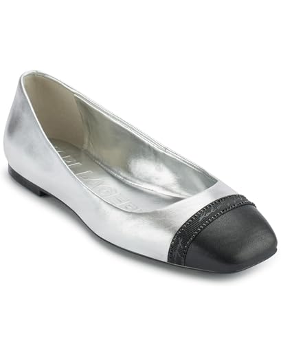 Ballerines Karl Lagerfeld Zayne Stones, l'excellence des détails argent et noir en 37.5