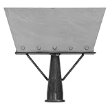 SHINEOFI Robuster Multifunktionaler Gartenschaber aus Stahl Flexible Reinigungsschaufel für Hof EIS und Landwirtschaft Kompatibel mit Stiel Vielseitiges Gartengerät