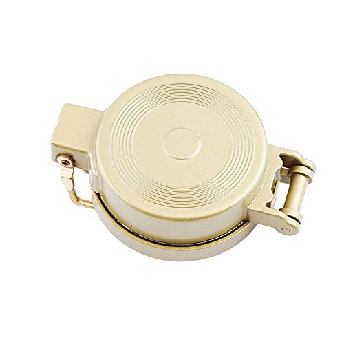 Drfeify Compass Multifuncional Plegable para Acampar y Senderismo - Caja de Cuerpo de Aluminio Liviano - Adecuado para Aventuras Al Aire