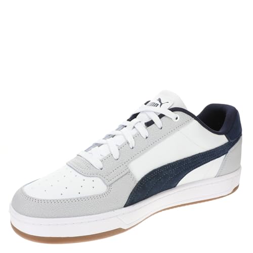 PUMA Mens Caven 2.0 Fractured Lace Up Sneakers Shoes Casual - White4