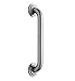 Jaclo 2612-SG Grab Bar with Contemporary Round Flange, Satin Gold, 12"