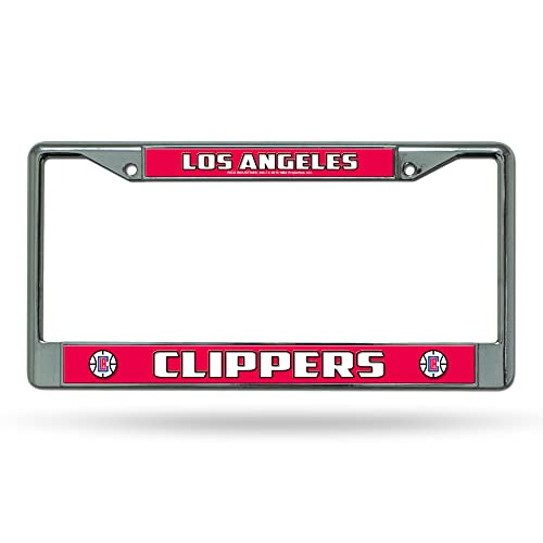 Rico Industries NBA Clippers 2015 Chrome Frame, Red, Logo Color