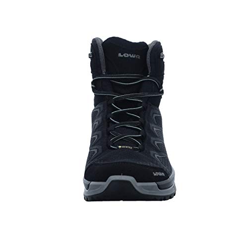 LOWA Herren ferrox pro gtx mid Trekking Wanderstiefel, 9923 Schwarz Hellgrau, 42 EU