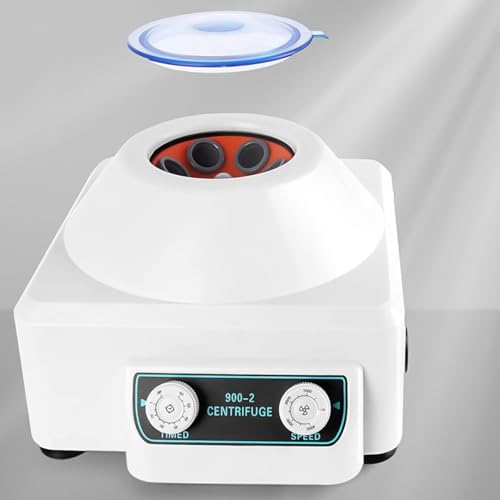 TSUHIHN Mini Centrifuge Machine 20ml*6 Lab Desktop Centrifuge Machine 4000rpm Lab Benchtop Pcr Centrifuges with Timer and Speed Control Low Speed Laboratory Electric Centrifuges