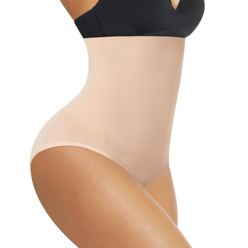 Image of Werena Tummy Control Shapewear Underwear for Women High Waisted Body Shaper Panties Shaping Briefs