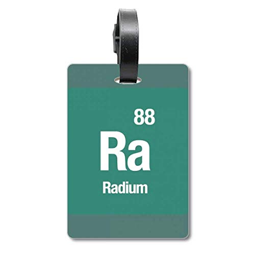 Étiquette d'identification Ra Radium pour valise de voyage en plastique rigide