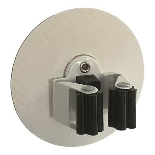 Eurotel Gancho para escoba Nano Tecnología - Se adhiere más fuerte que las ventosas - Reposicionable al infinito Cover