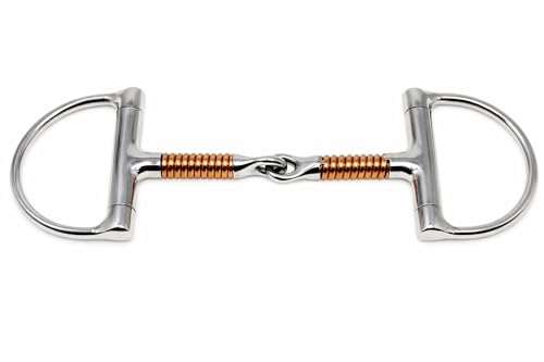 Mors à cheval aiguille D en inox et fil de cuivre PRORIDER 14 cm