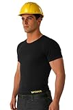 NOLOGO KATIACALZE Camiseta Termica Hombre Manga Corta Work - Ropa de Trabajo Sin Costuras ni Etiquetas, Camiseta Interior Termica Hombre, Cómoda, Transpirable - Made In Italy