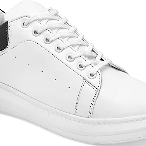 Buy STANPHORD Mens Flow Sneakers White 10 UK - Image 3