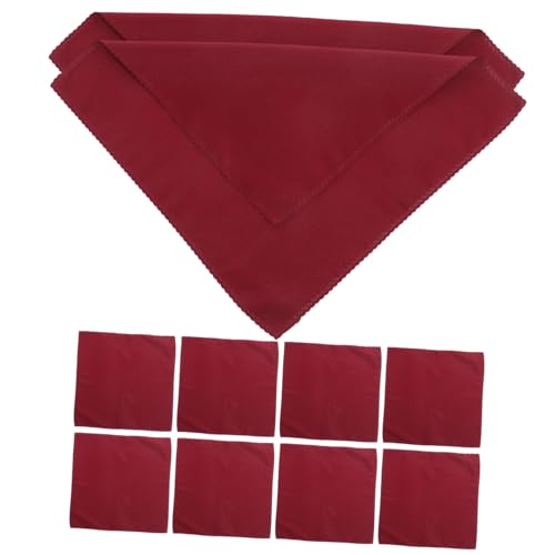 Serviettes de table tissu pliantes lavables de qualité banquet - 2
