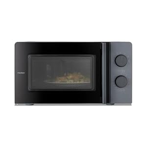 MEDION Compacte magnetron MD12211 (17 L, 700 W, 5 standen, ontdooien, timerfunctie, ruimtebesparend) [MODEL 2025]