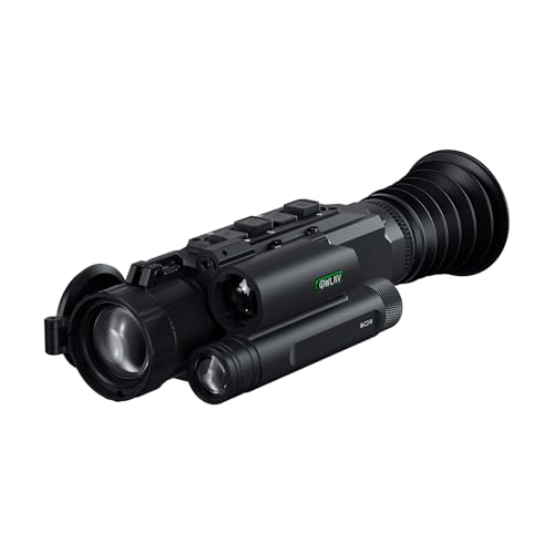 4K Night Vision Scope w/ 850nm IR True 4K CMOS 1200 yd Rangefinder & B.C Function 422.4 Zoom WiFi IP67 Waterproof Silent Lens Cap L3-Plus