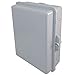 Altelix NEMA Enclosure 14x11x5 (12" x 8" x 4" Inside Space) Polycarbonate + ABS Weatherproof Tamper Resistant NEMA Box